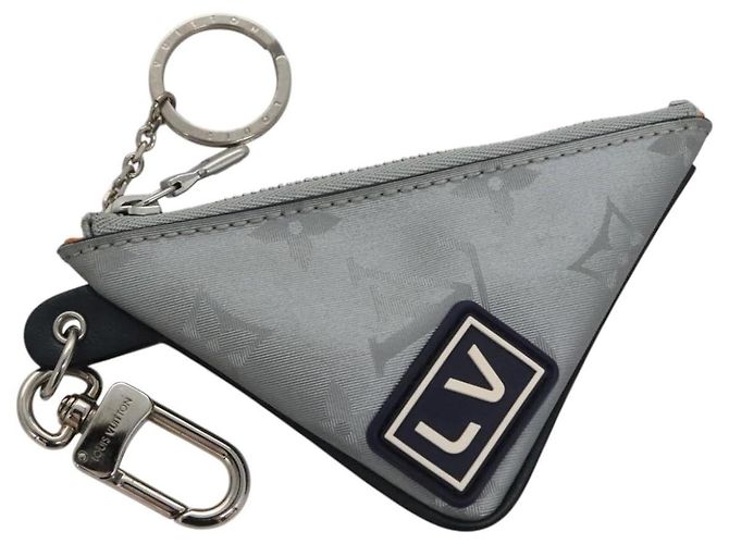 Louis Vuitton Porte cles satellite Canvas Silvery