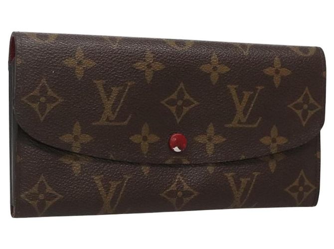 Louis Vuitton Emilie Monogram Canvas Roja