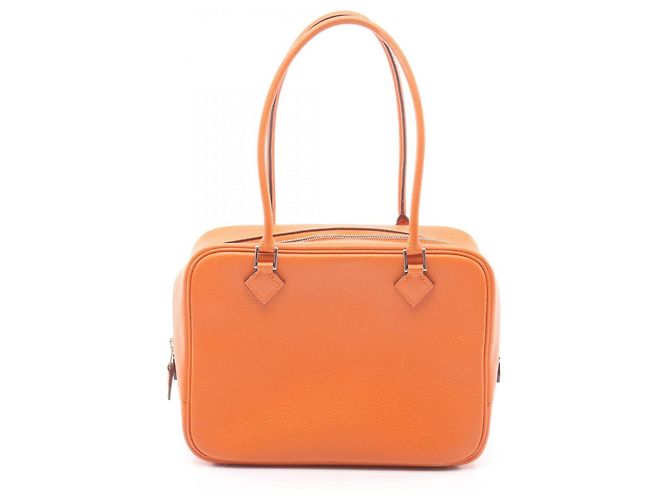 Borsa Hermès Mini Plume 20 Arancione 