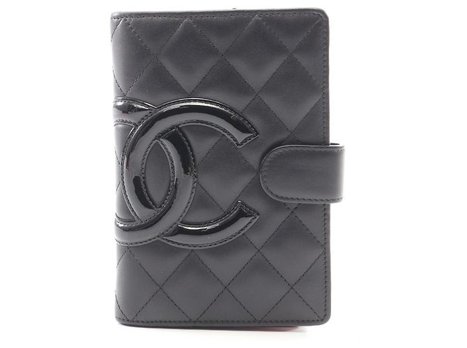 Chanel Cambon Line Bi-fold Wallet Black