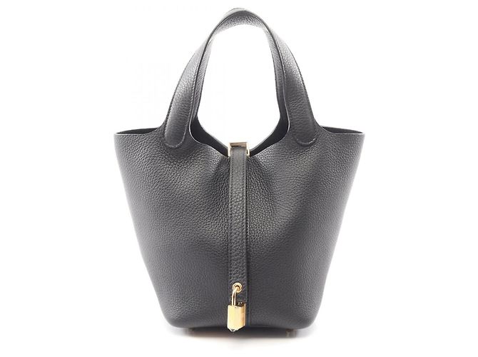 Bolso Picotin Lock PM de Hermès Negro