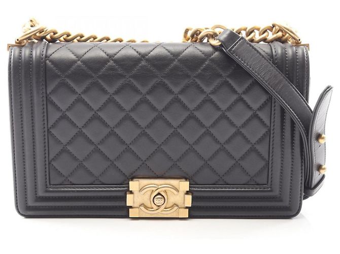 Le Boy Bolsa de Ombro Boy da Chanel Marrom