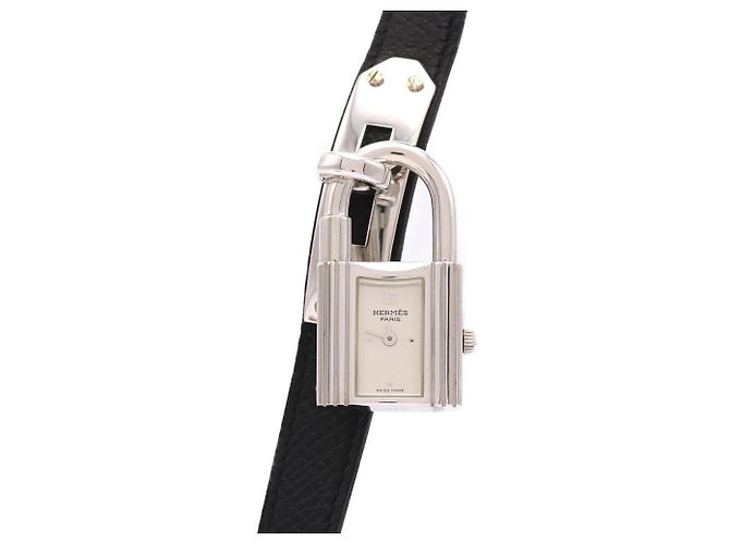 Hermès Relógio de quartzo prateado Hermes Kelly KE1.250