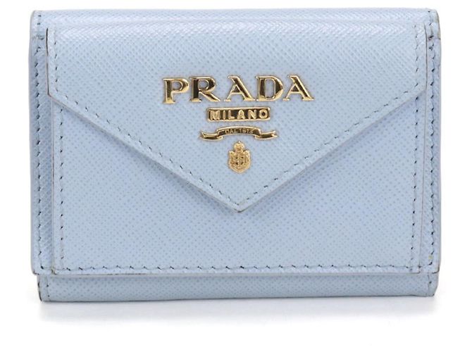 Prada Tri-fold Wallet in Blue