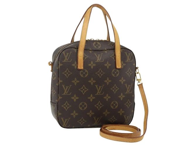 LOUIS VUITTON Monogram Spontini Hand Bag M47500 LV Auth am11467