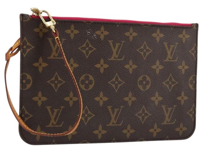 LOUIS VUITTON Monogram Neverfull MM Pouch Accessory Pouch LV Auth 176726