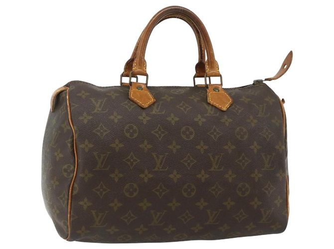LOUIS VUITTON Bolso de Mano Monogram Speedy 30 M41526 LV Auth 176720 Monograma