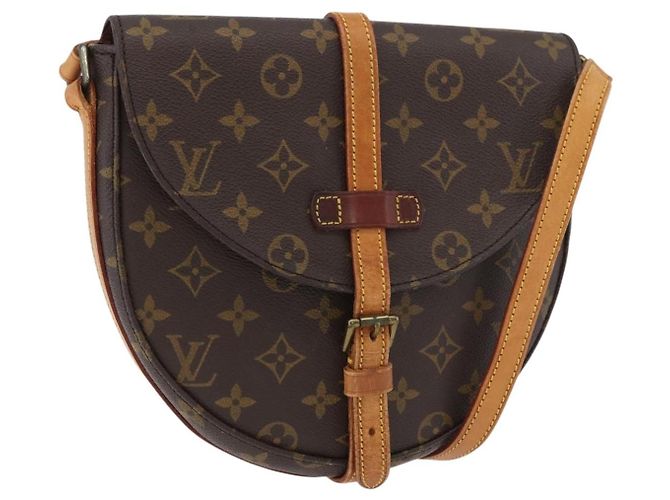 LOUIS VUITTON Bolsa de Ombro Monogram Chantilly MM M51233 LV Auth ep14008 Monograma