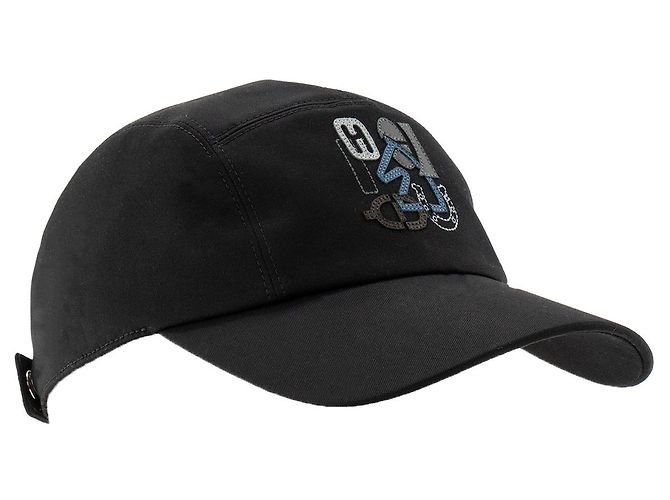 HERMÈS - Gorra Nevada Puzzle en Algodón Negro (T57)