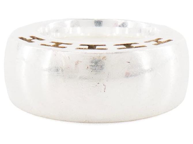 HERMÈS - Bague Clarté GM Hermès en argent (T50) Métallisé 