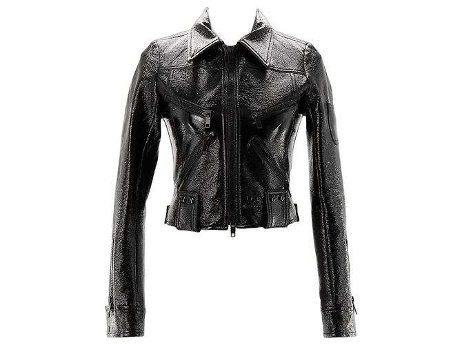 Courreges COURRÈGES - Black Vinyl Courrèges Jacket (T34)