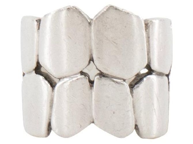 HERMÈS - Niloticus Hermès Ring aus Silber (T49) Metallisch