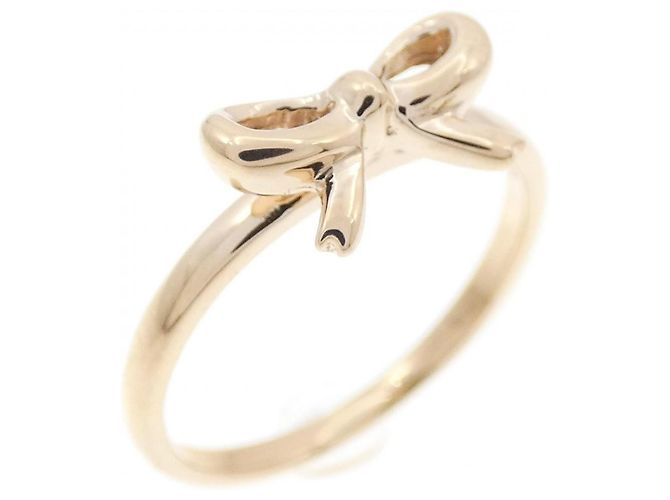 Autre Marque Anillo de cinta de oro rosa NOJESS K10