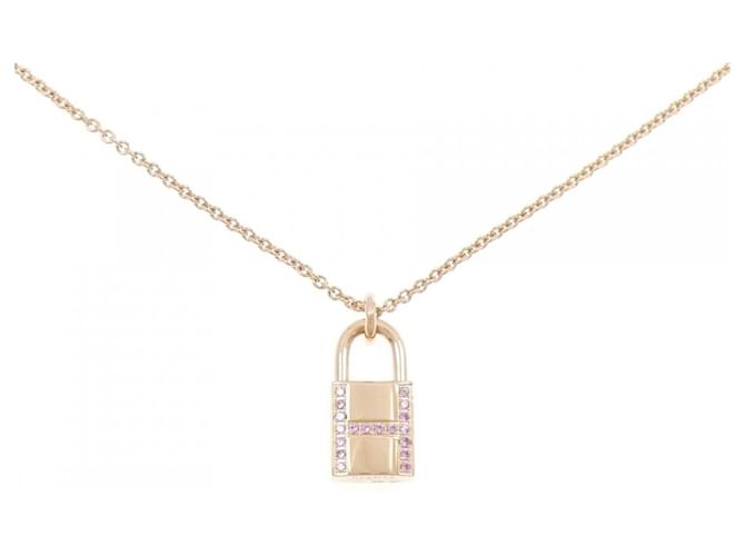 Hermès Hermes Kelly Cadenas Au750 Necklace Golden 