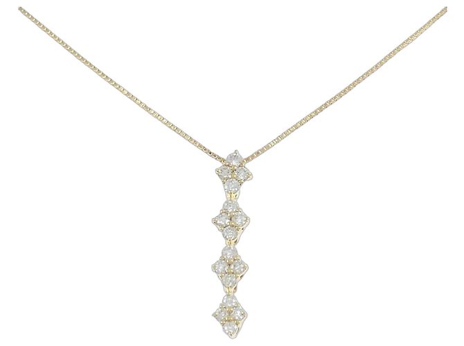 Autre Marque Collier en diamant Au750 Monnickendam Doré