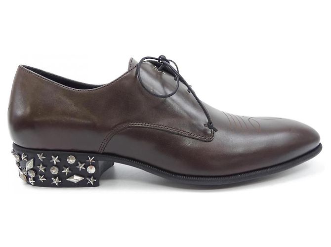 Leder Schuhe JIMMY CHOO Braun