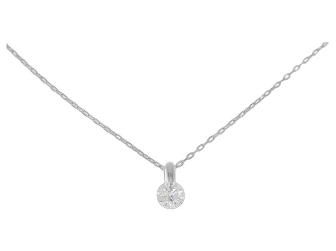 Autre Marque Collar de diamantes Pt900 Pt850 Plata