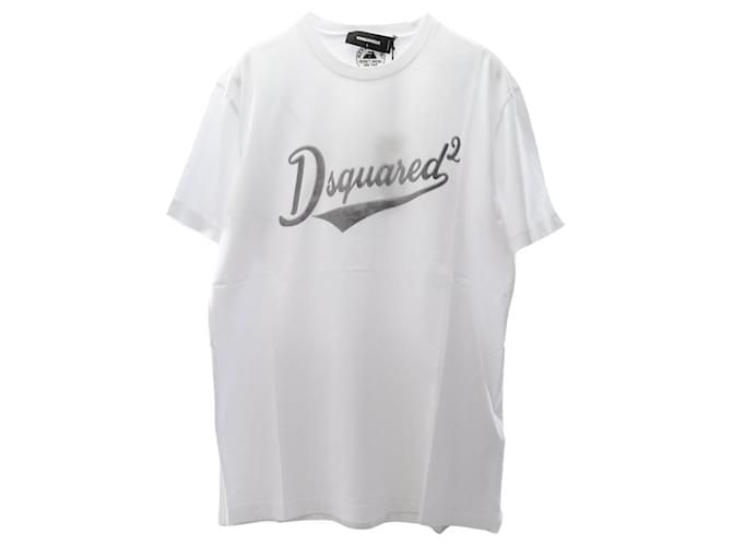 Top de algodón Dsquared2 Blanco 