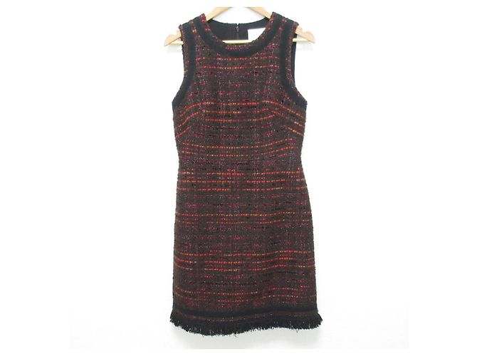 Ärmelloses Tweed-Kleid von Kate Spade Schwarz