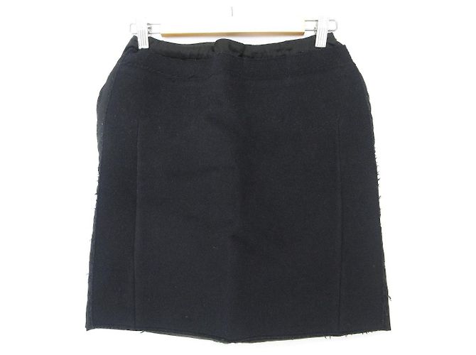 Marni Wool Skirt Blue Navy blue