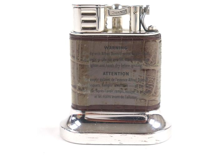 Alfred Dunhill Dunhill Crocodile Lighter Brown