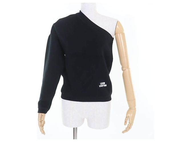 Louis Vuitton One Belt Technical Knit Wool Top Black