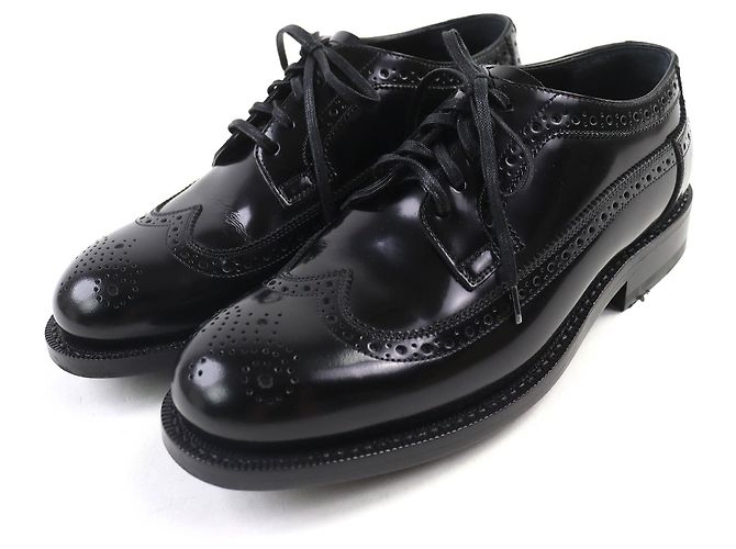Céline Scarpe Derby in pelle Celine Nero