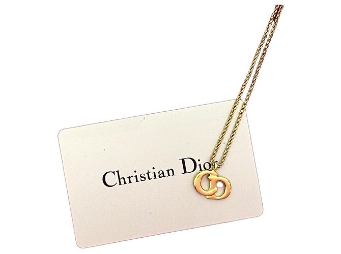 Collier Christian Dior Doré