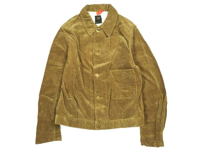 Autre Marque Scye BASICS Corduroy Trucker Jacket Brown