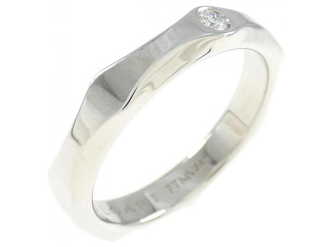 Bulgari Bvlgari Infinito Platin-Diamantring Größe 8 Silber