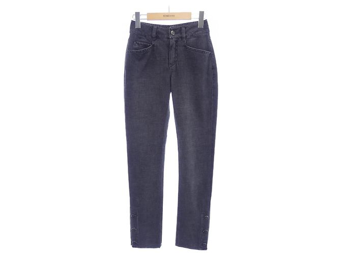 Chanel Jeans Schwarz