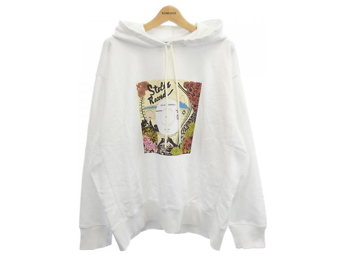 Stella Mc Cartney Record Hoodie von Stella McCartney Weiß
