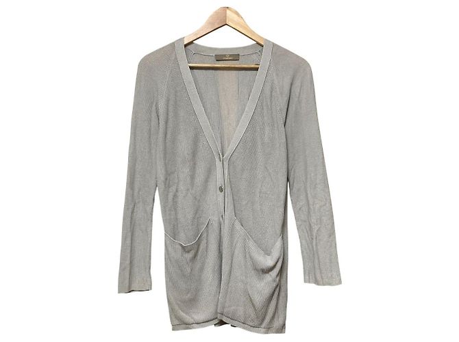 Autre Marque Cruciani Cashmere-Mix Strickjacke Braun