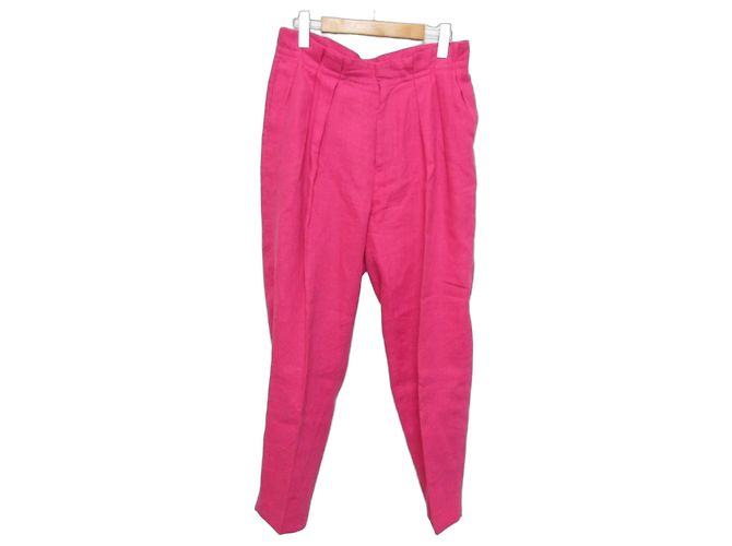 Autre Marque Pantalones de algodón Drawer Rosa