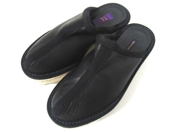 Autre Marque Sandali Mule Espadrille Yohji Yamamoto Nero