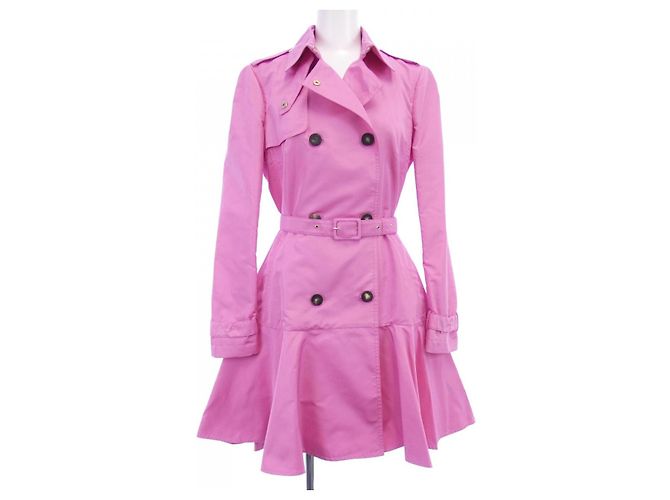 Abrigo Trench Valentino Rosa