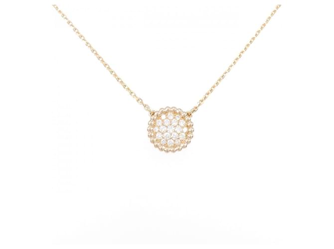 Collar Van Cleef & Arpels Perlée 750 Oro Rosa y Diamante Dorado 
