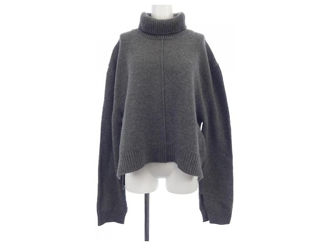 Céline Celine Cashmere Blend Knit Brown