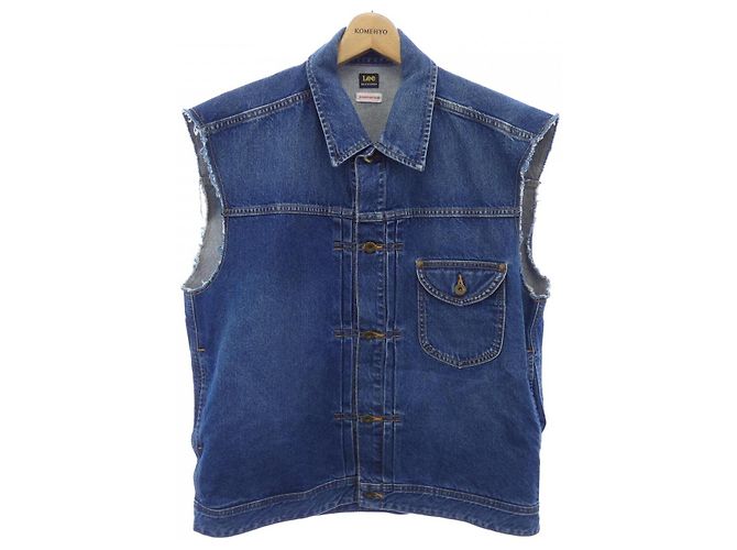 Autre Marque Chaleco Lee Azul Azul marino
