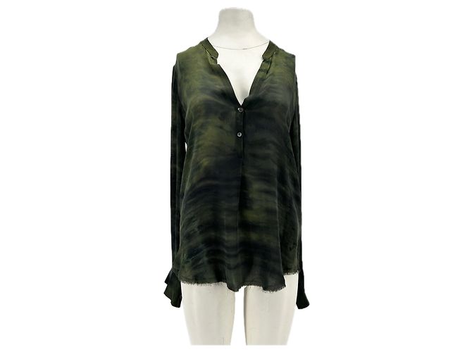 Autre Marque Blusa de seda RAQUEL ALLEGRA Verde