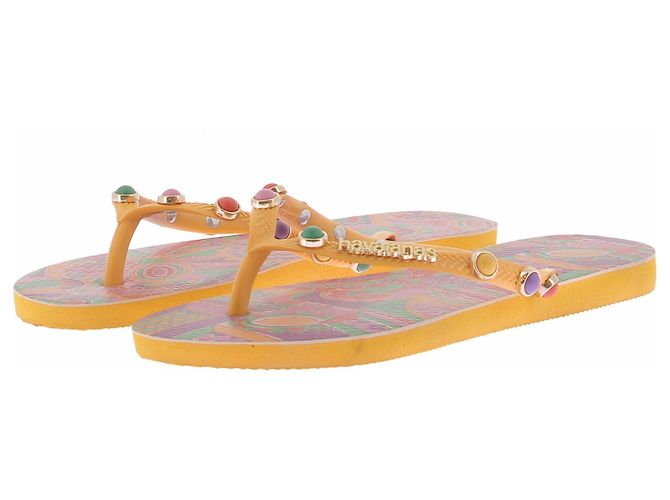 Ba&Sh Infradito arancioni con ornamenti