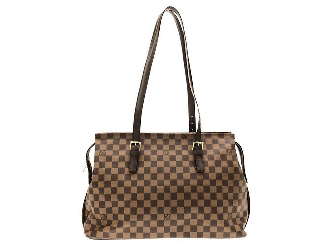 Borsa a Spalla Damier Chelsea Louis Vuitton Marrone