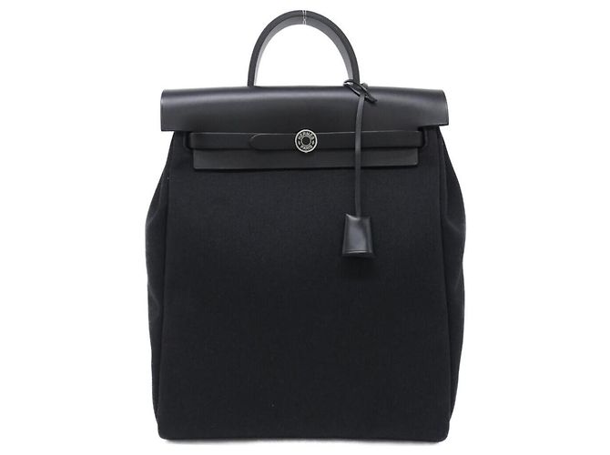 Hermès Hermes Herbag Do Backpack Black