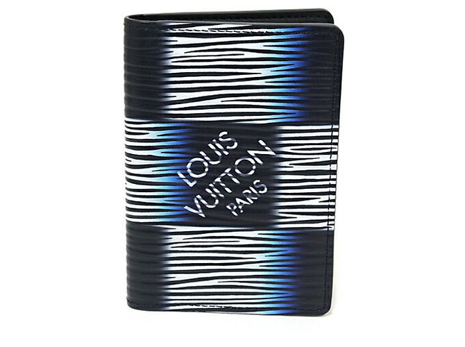 Organizer Kartenetui aus Leder Damier Rush Blau Louis Vuitton