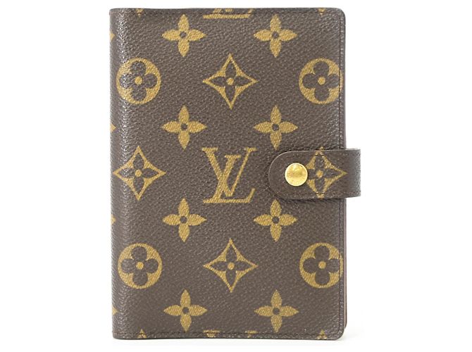 LOUIS VUITTON Agenda PM Notebook, Monogram Brown