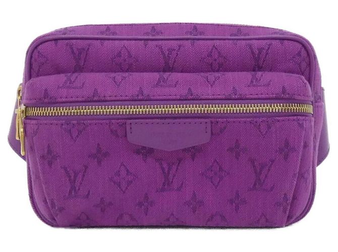 Bumbag Riñonera de denim Monogram Louis Vuitton para exteriores