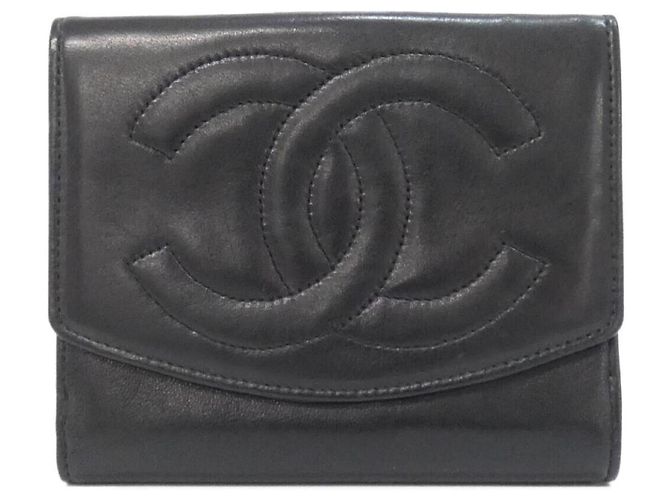 Chanel Timeless CC Line Wallet Black
