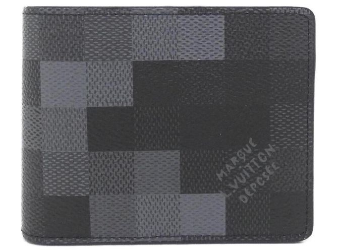 Billetera Slender Damouflage de Louis Vuitton Negro