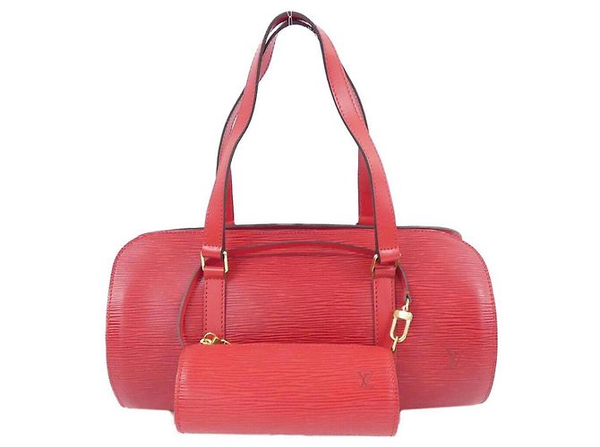 Borsa Soufflot Epi Louis Vuitton Rosso
