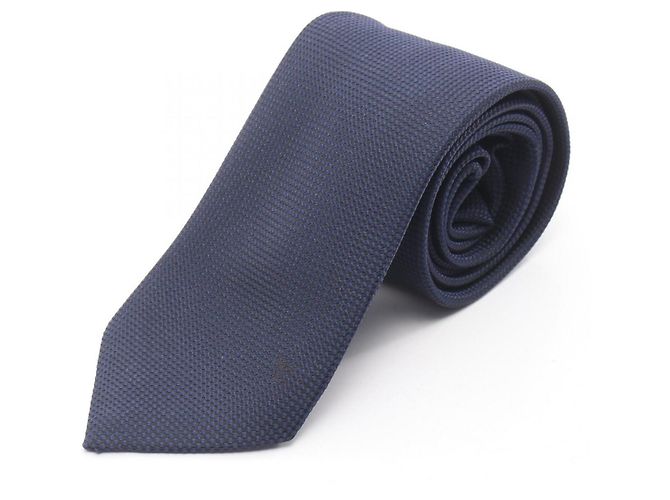 Cravatta in seta UNIFORM Louis Vuitton per donne, blu navy ()